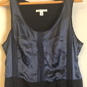 Banana Republic Black and Blue Cocktail Dress